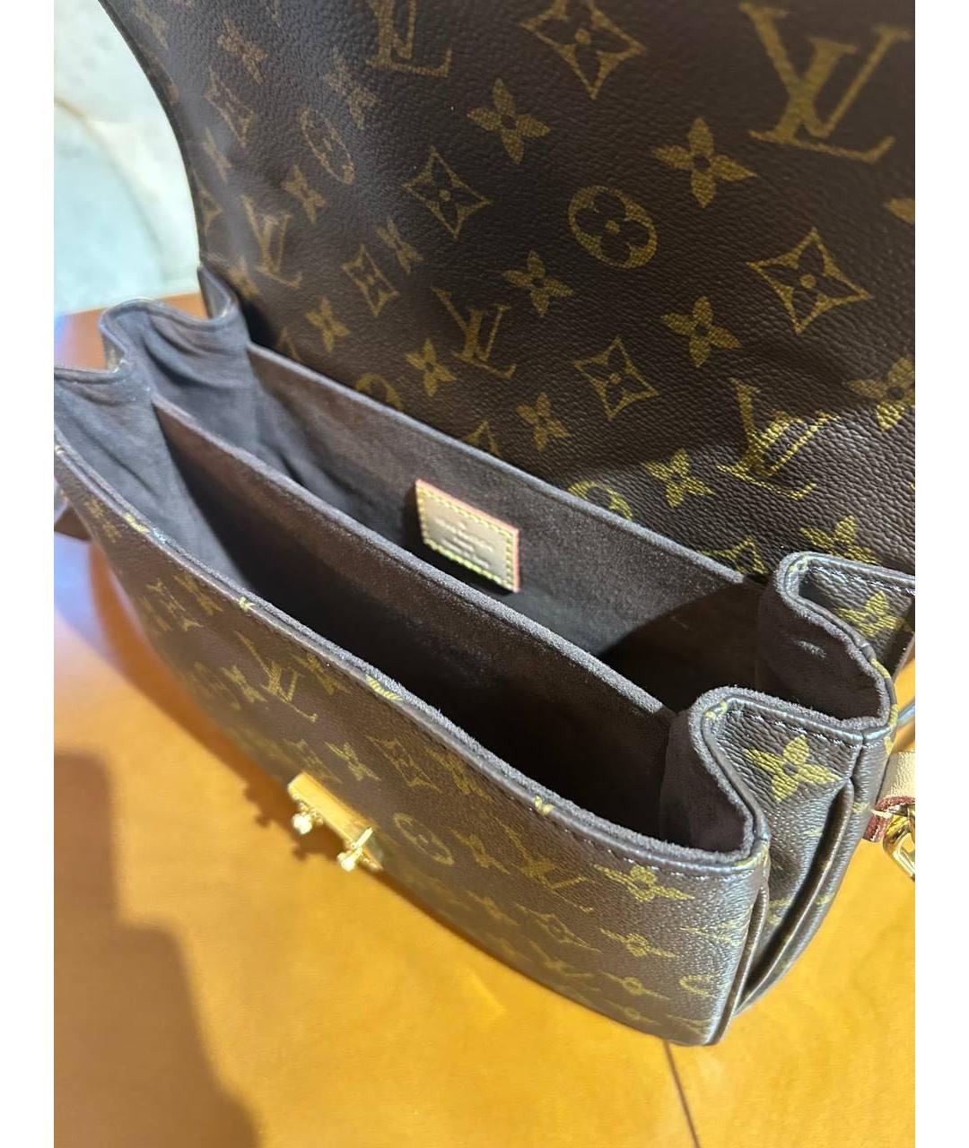 LOUIS VUITTON Коричневая сумка через плечо, фото 3
