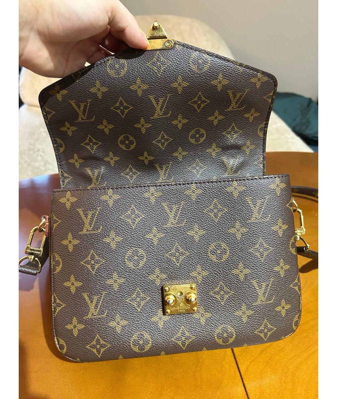 LOUIS VUITTON Коричневая сумка через плечо, фото 5