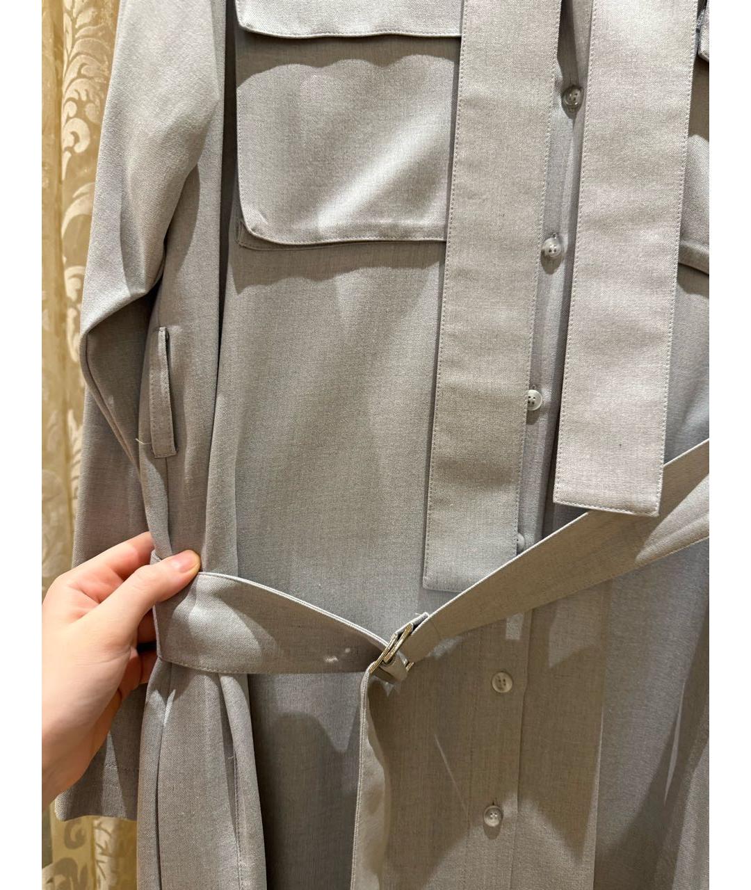 12 STOREEZ Серое полиэстеровое повседневное платье, фото 5