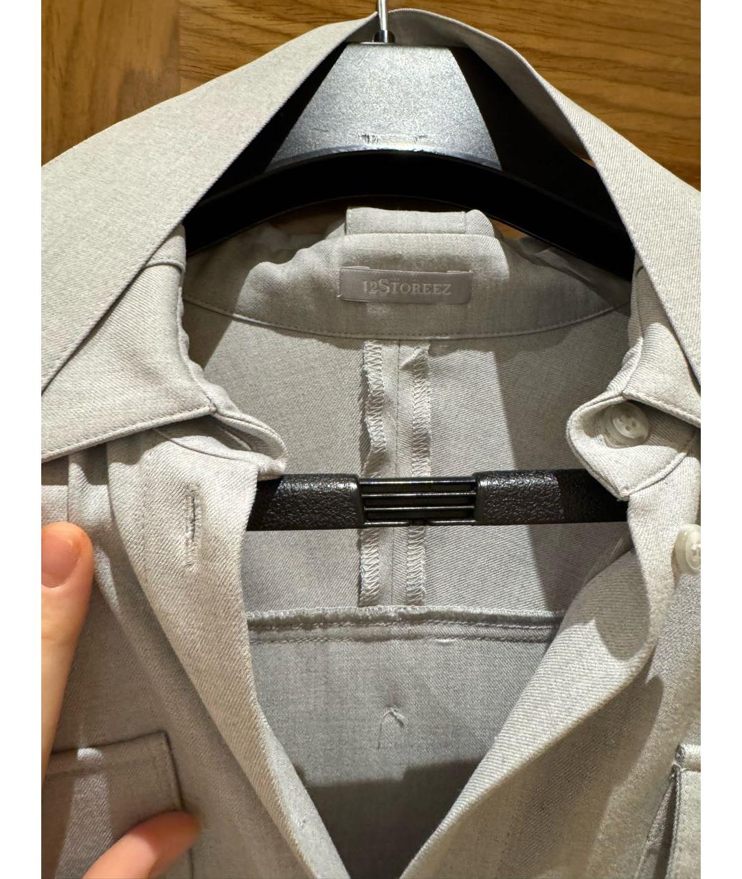 12 STOREEZ Серое полиэстеровое повседневное платье, фото 3