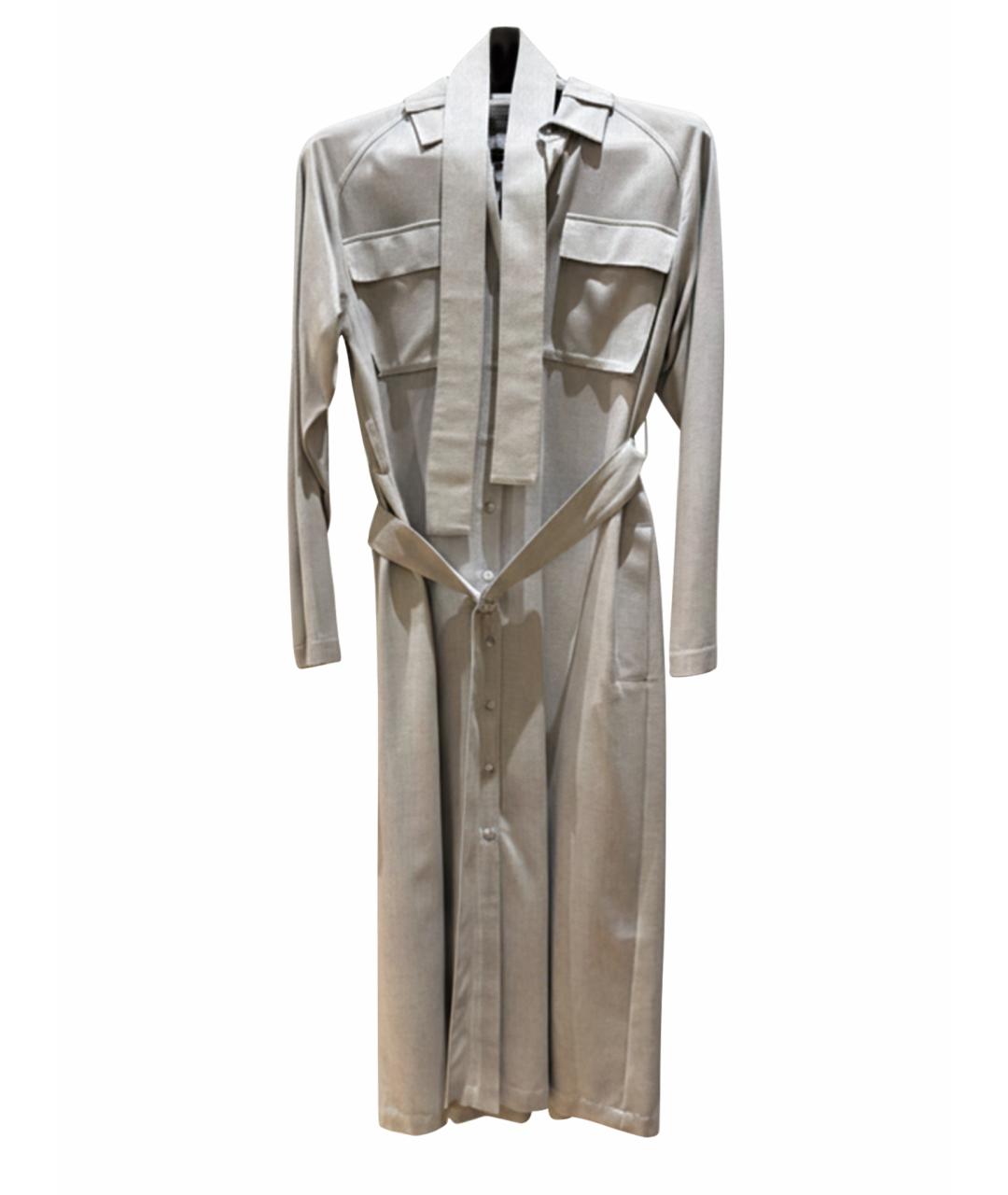 12 STOREEZ Серое полиэстеровое повседневное платье, фото 1