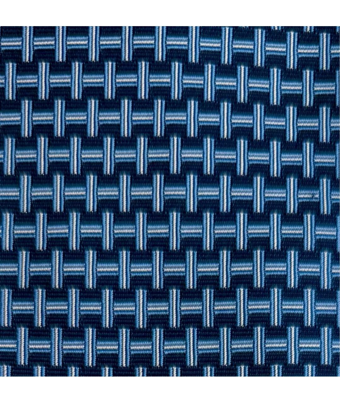 HERMES Синий шелковый галстук, фото 4