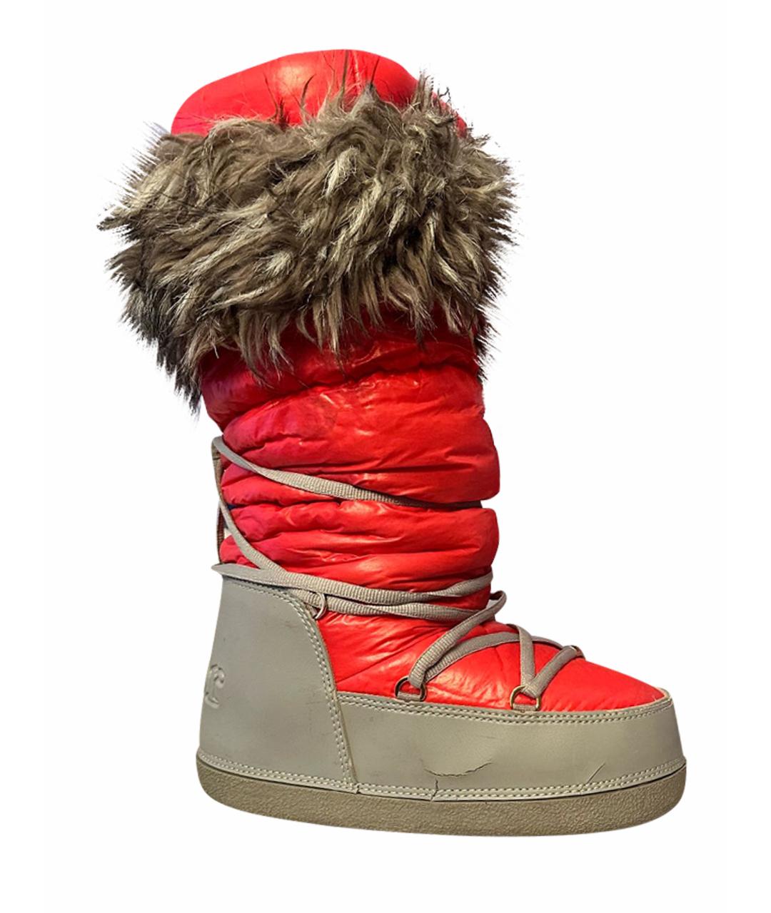 CHRISTIAN DIOR Красные сапоги, фото 1