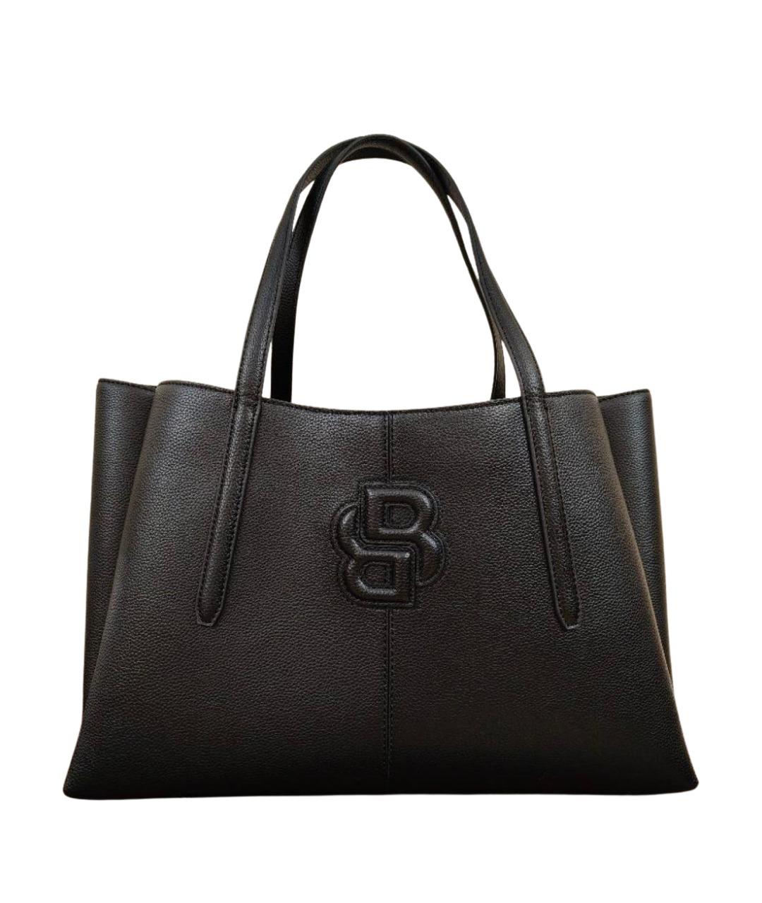 HUGO BOSS Черная сумка тоут из искусственной кожи, фото 1