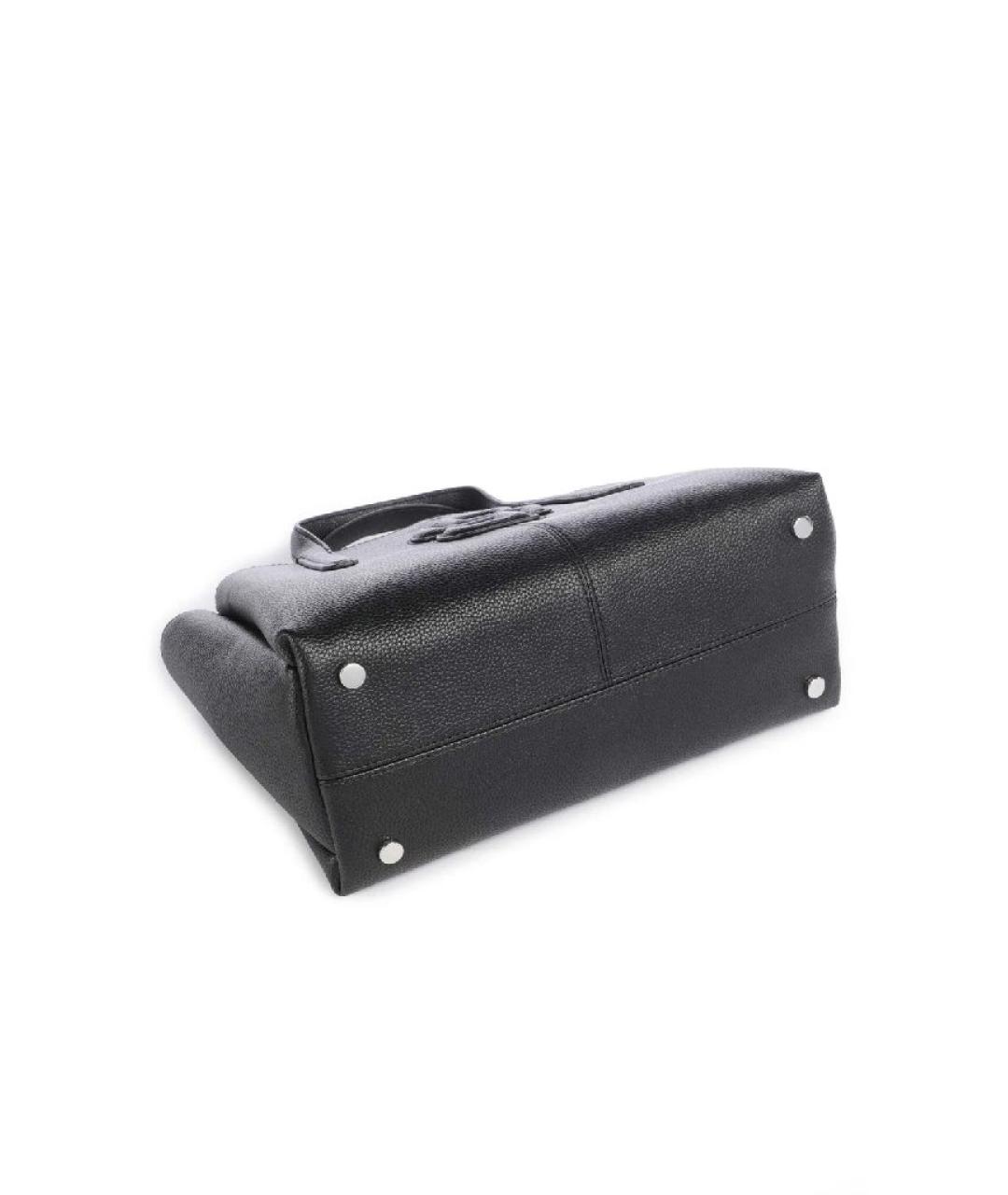 HUGO BOSS Черная сумка тоут из искусственной кожи, фото 3