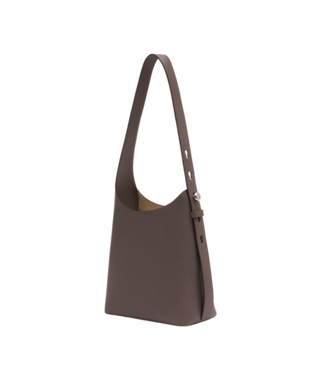 TORY BURCH Коричневая кожаная сумка через плечо, фото 2