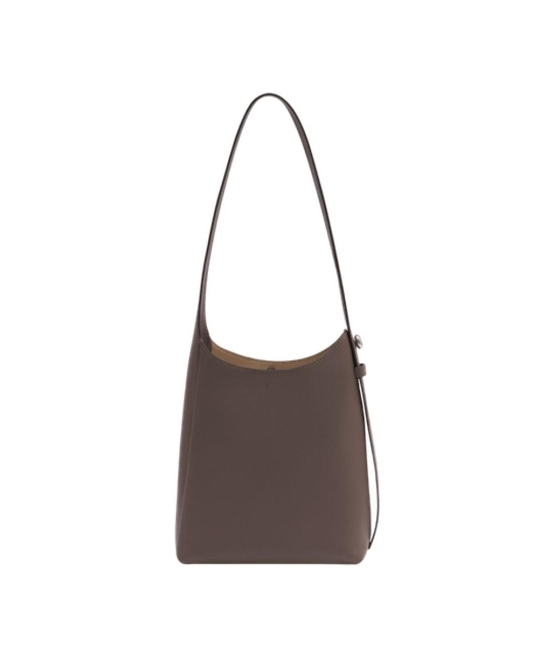 TORY BURCH Коричневая кожаная сумка через плечо, фото 1