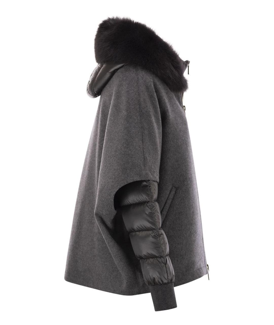 MOORER Серая шерстяная куртка, фото 3