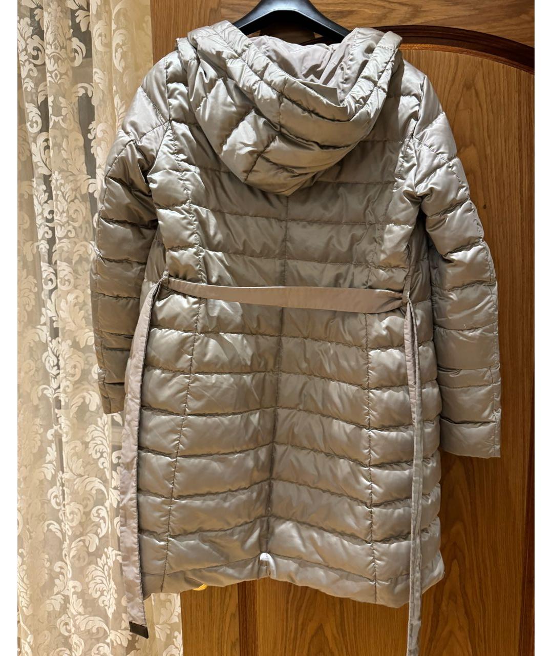 MAX MARA Бежевая полиэстеровая куртка, фото 2