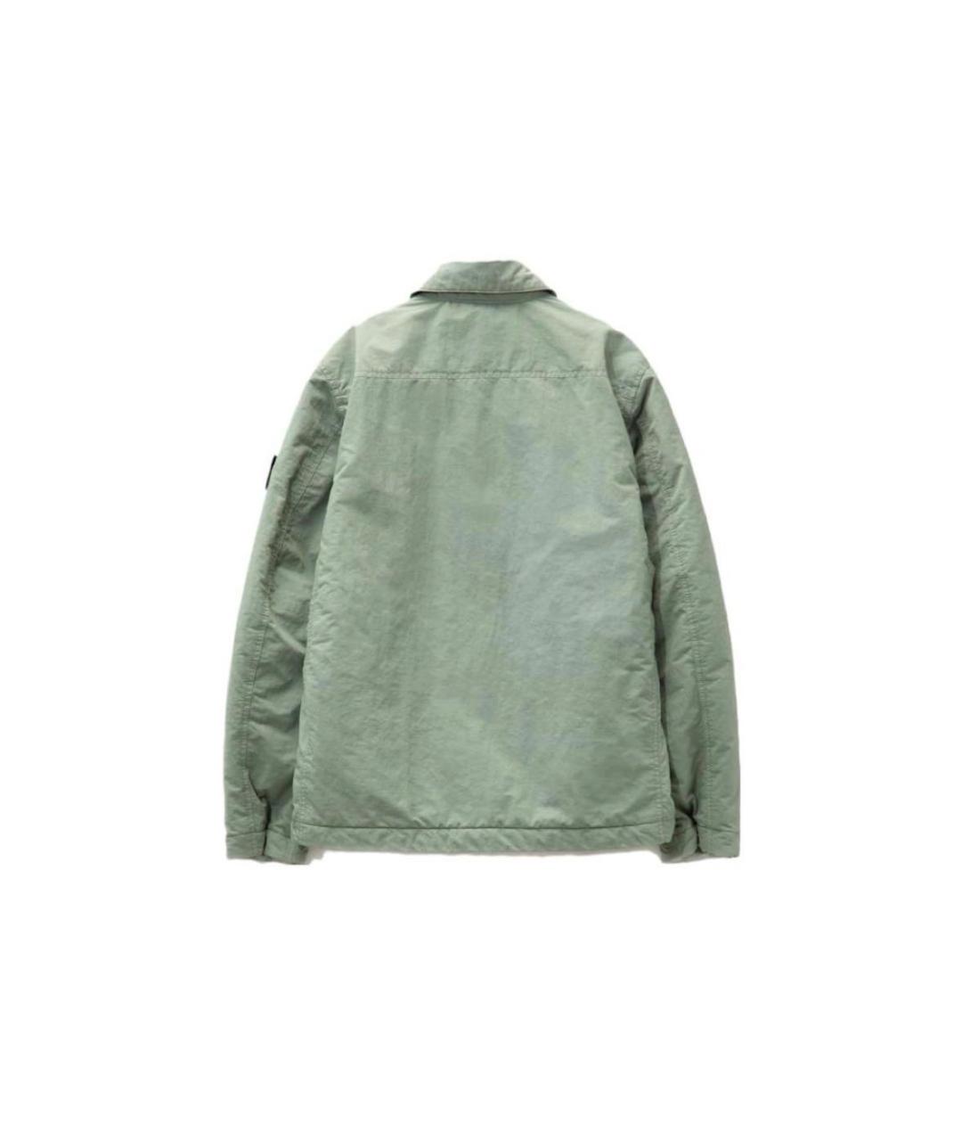 STONE ISLAND Зеленая полиамидовая куртка, фото 2