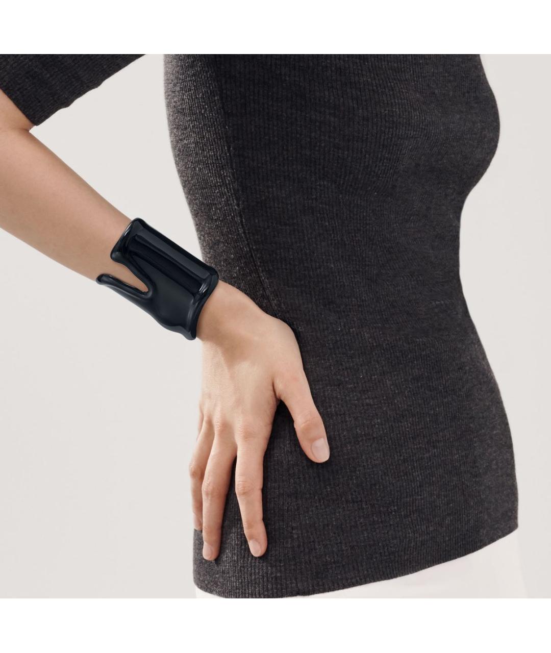 TIFFANY&CO Черный металлический браслет, фото 4