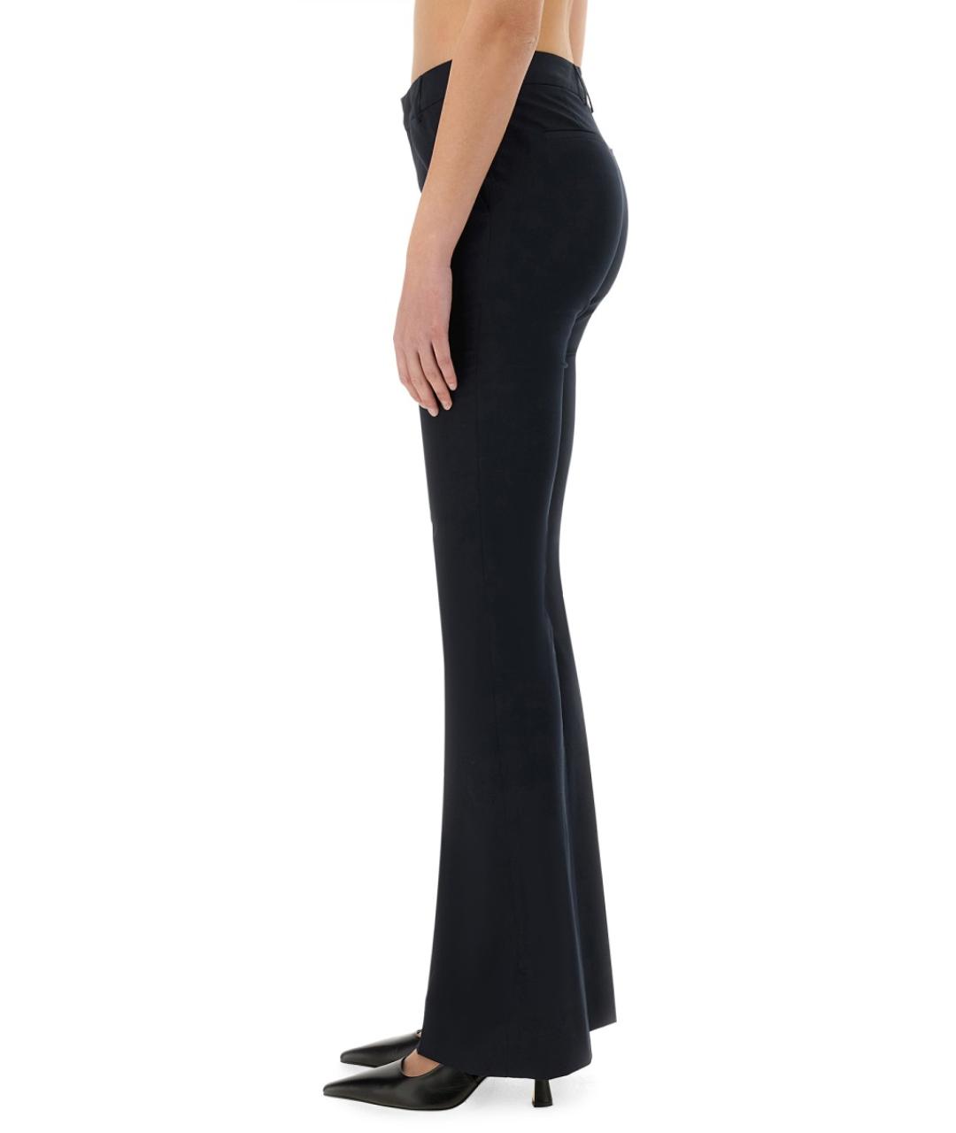 PT TORINO Синие хлопковые прямые брюки, фото 4