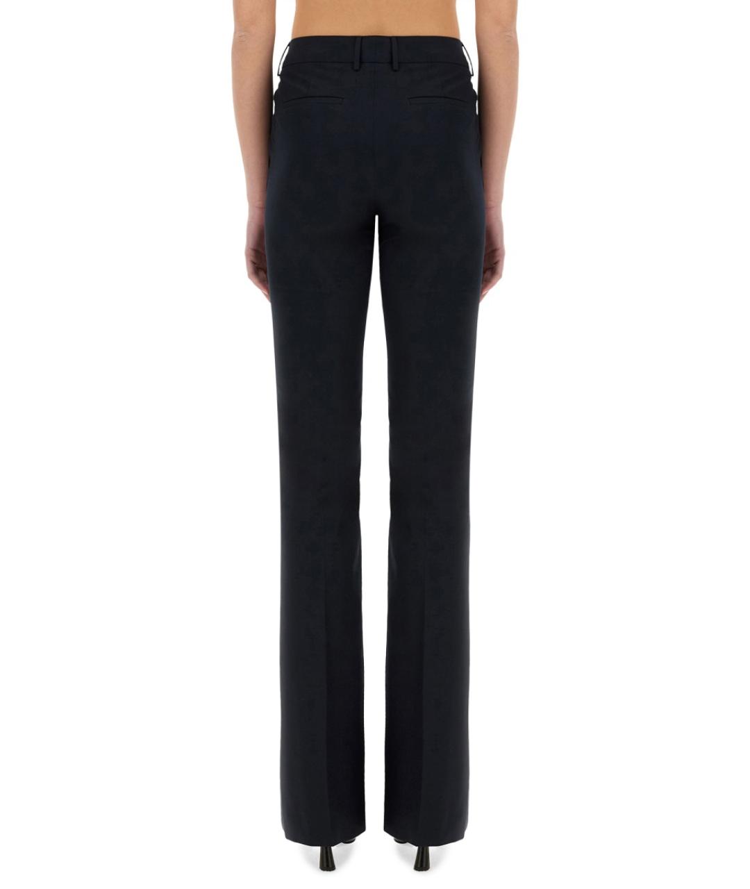 PT TORINO Синие хлопковые прямые брюки, фото 3