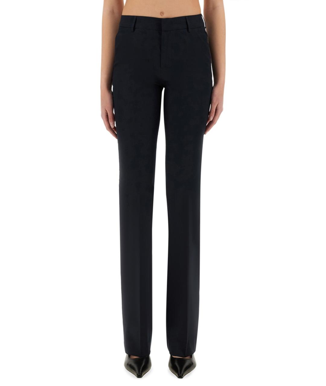 PT TORINO Синие хлопковые прямые брюки, фото 5