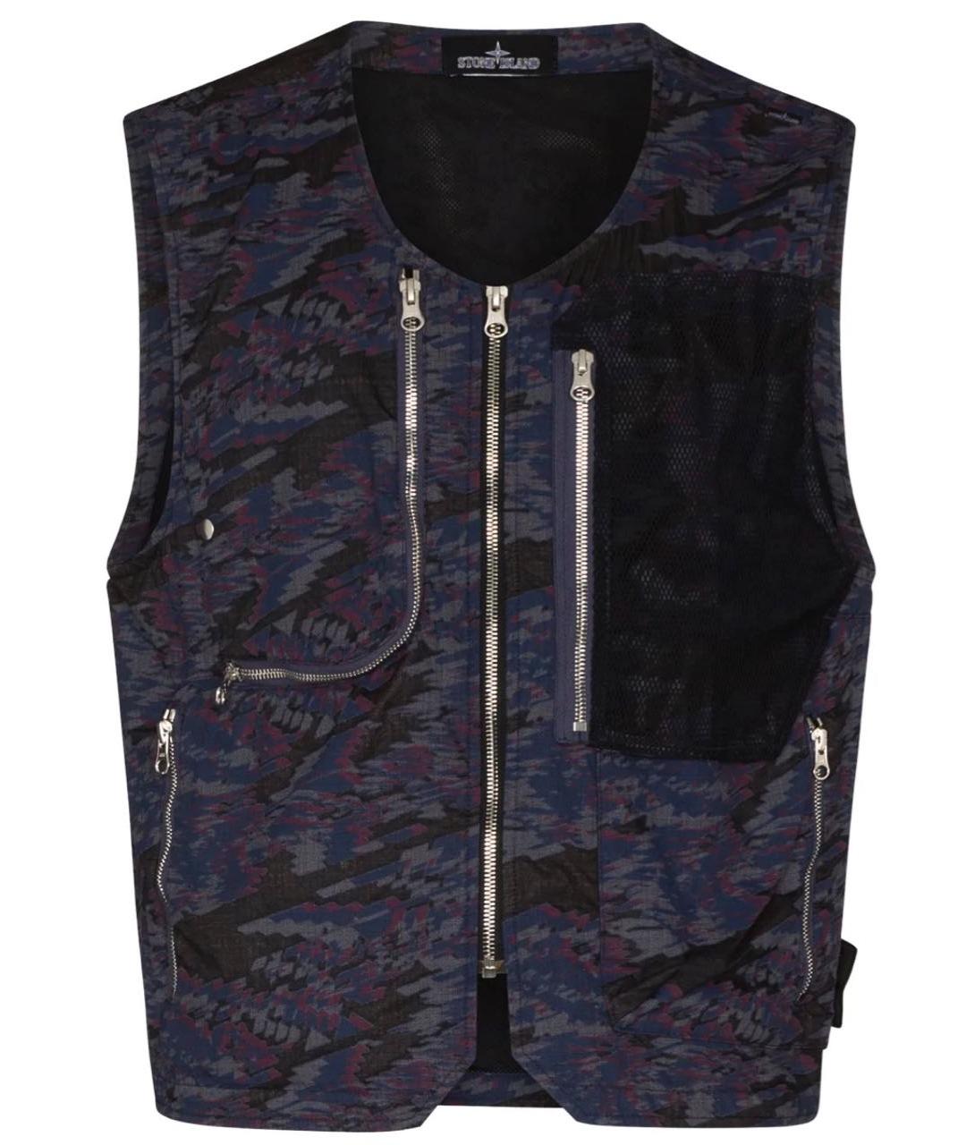 STONE ISLAND Мульти полиамидовый жилет, фото 1