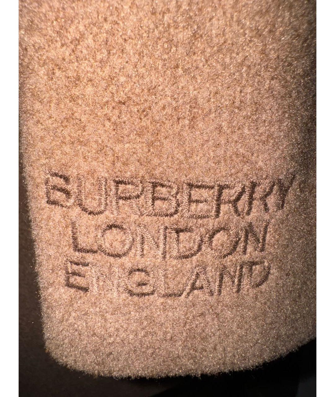 BURBERRY Бежевое шерстяное пальто, фото 6