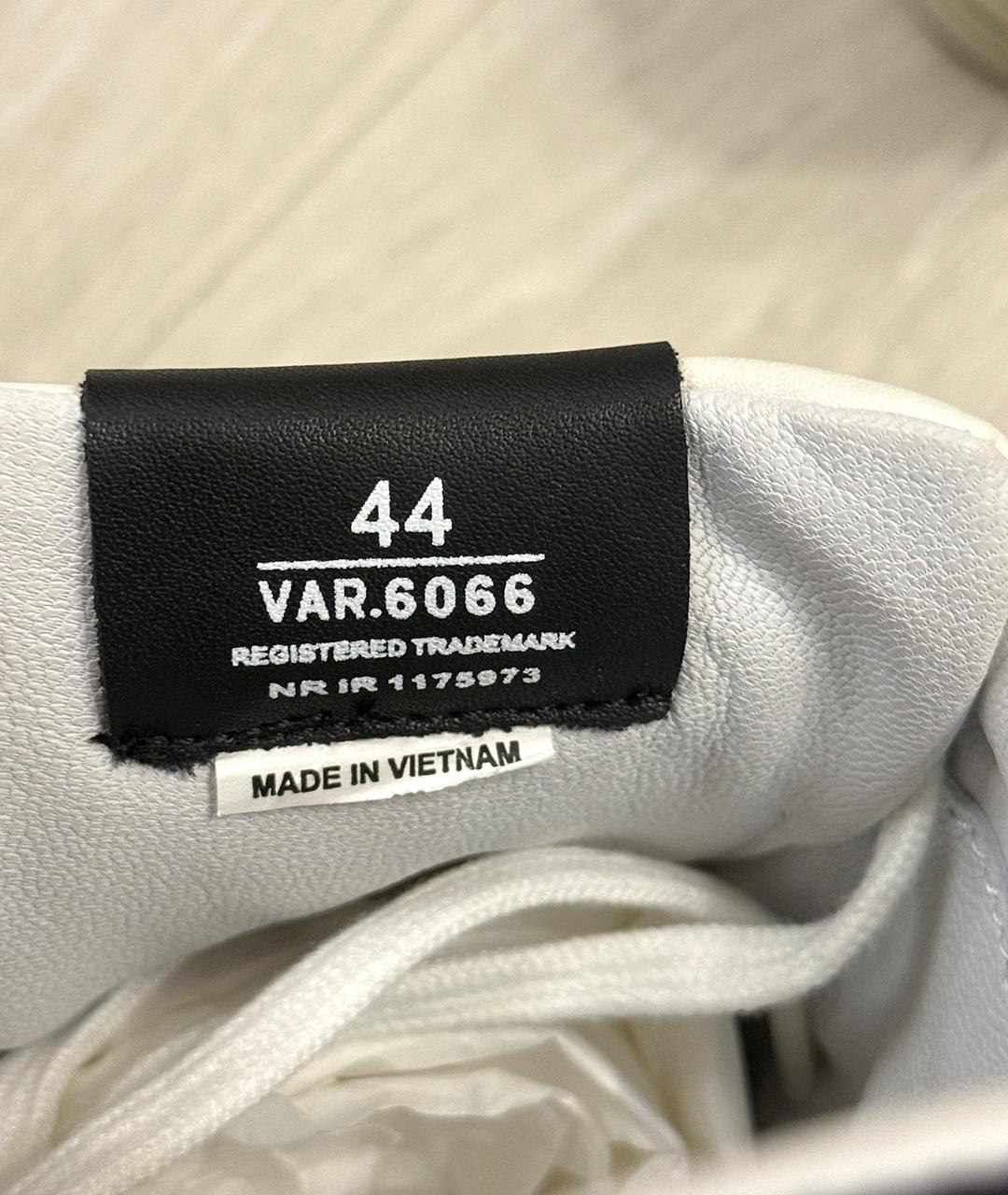 PREMIATA Белые кожаные низкие кроссовки / кеды, фото 8