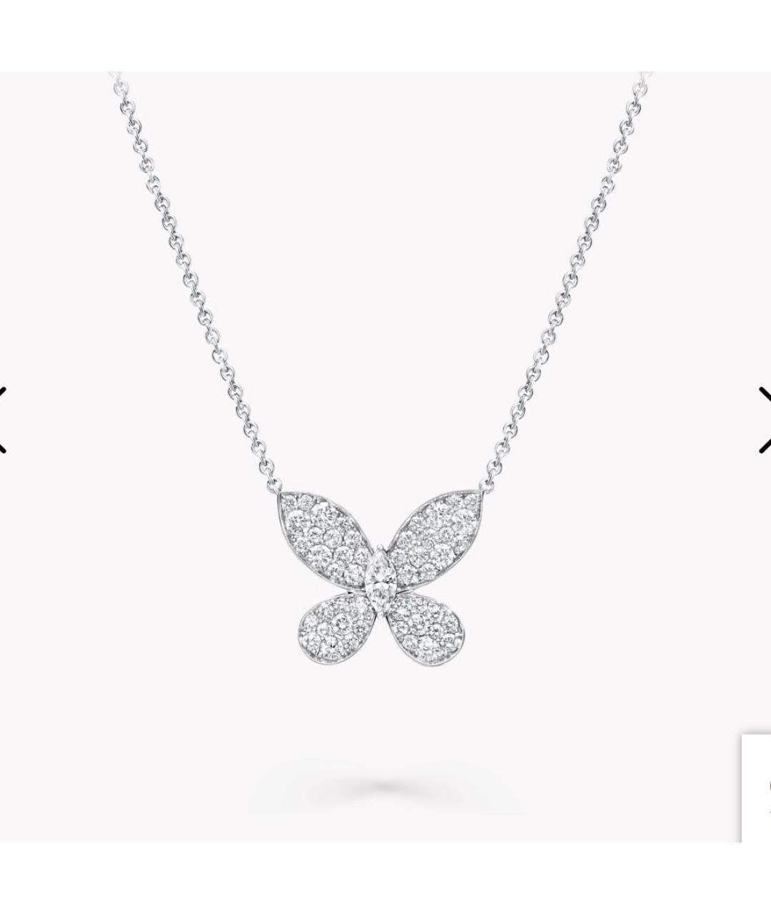 GRAFF Серебряное колье из белого золота, фото 2