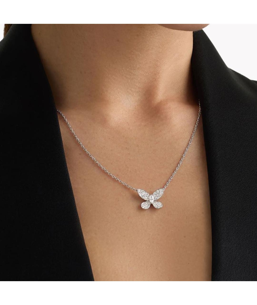 GRAFF Серебряное колье из белого золота, фото 3