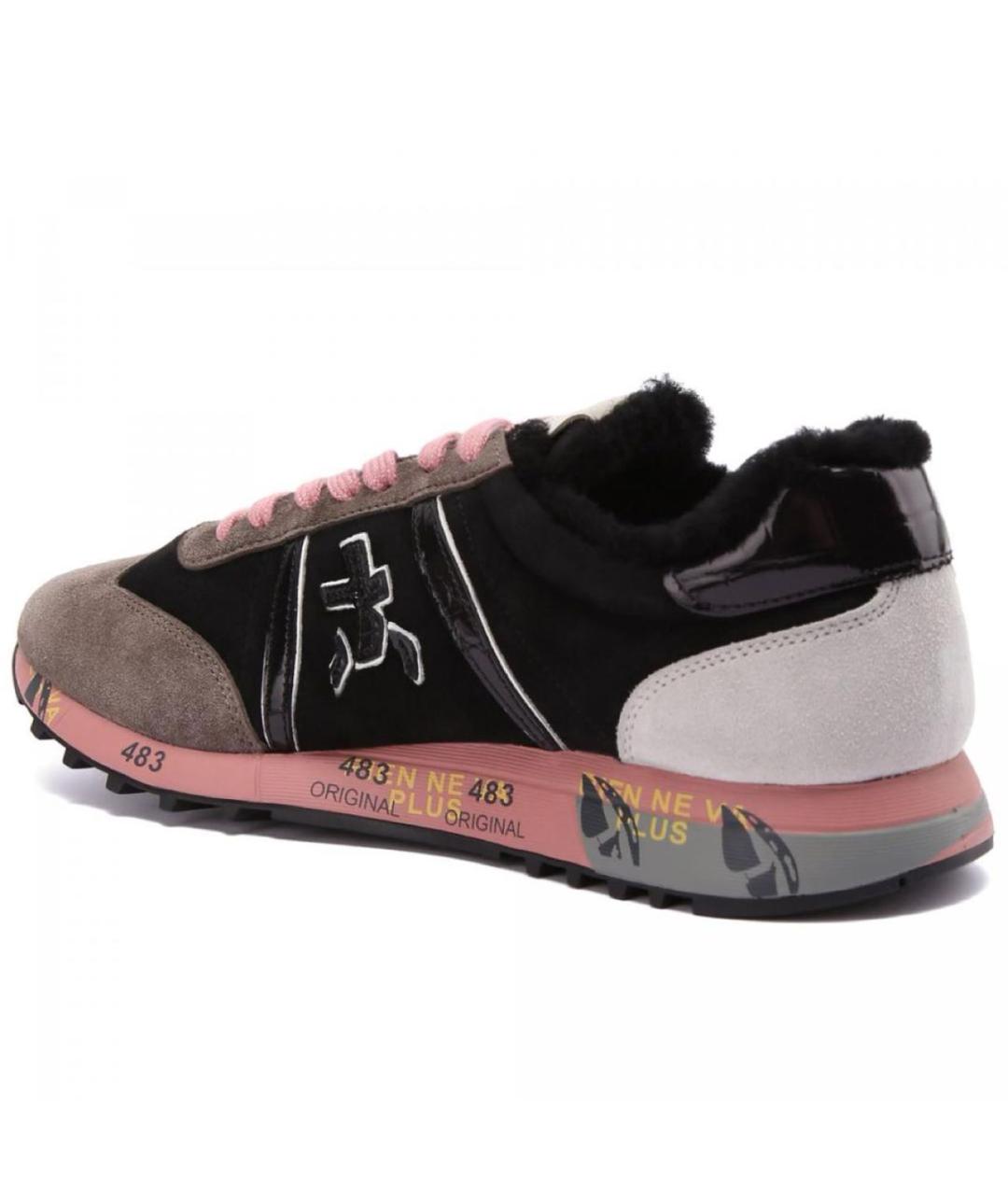 PREMIATA Черные замшевые кроссовки, фото 4