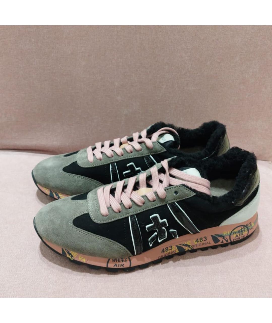 PREMIATA Черные замшевые кроссовки, фото 5