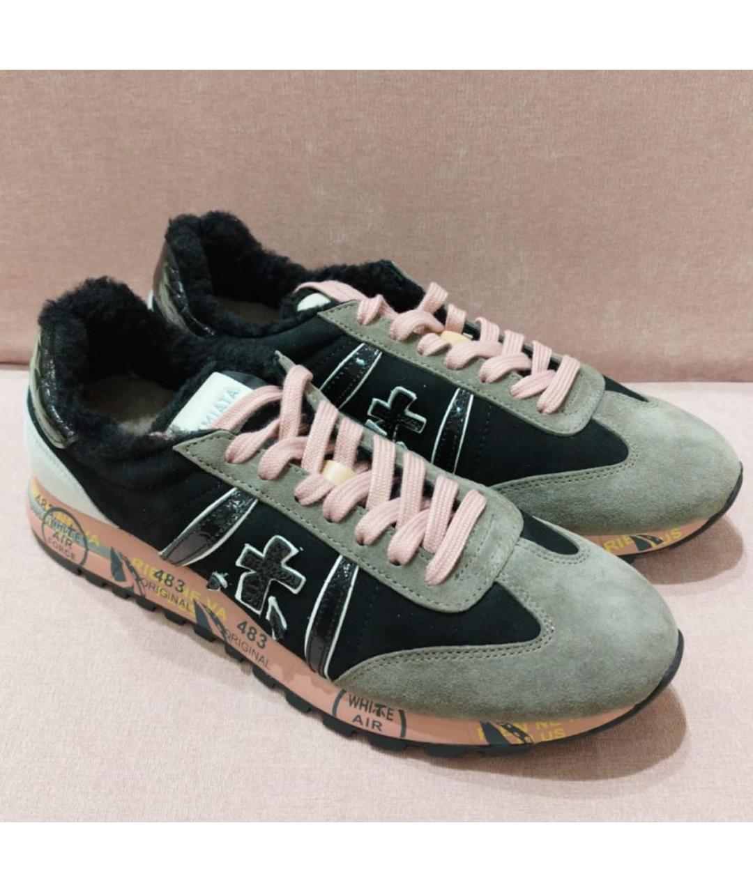 PREMIATA Черные замшевые кроссовки, фото 3