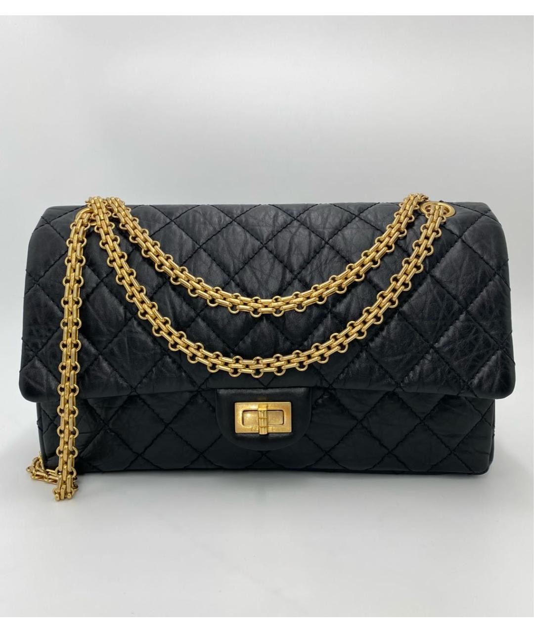 CHANEL Черная кожаная сумка через плечо, фото 6