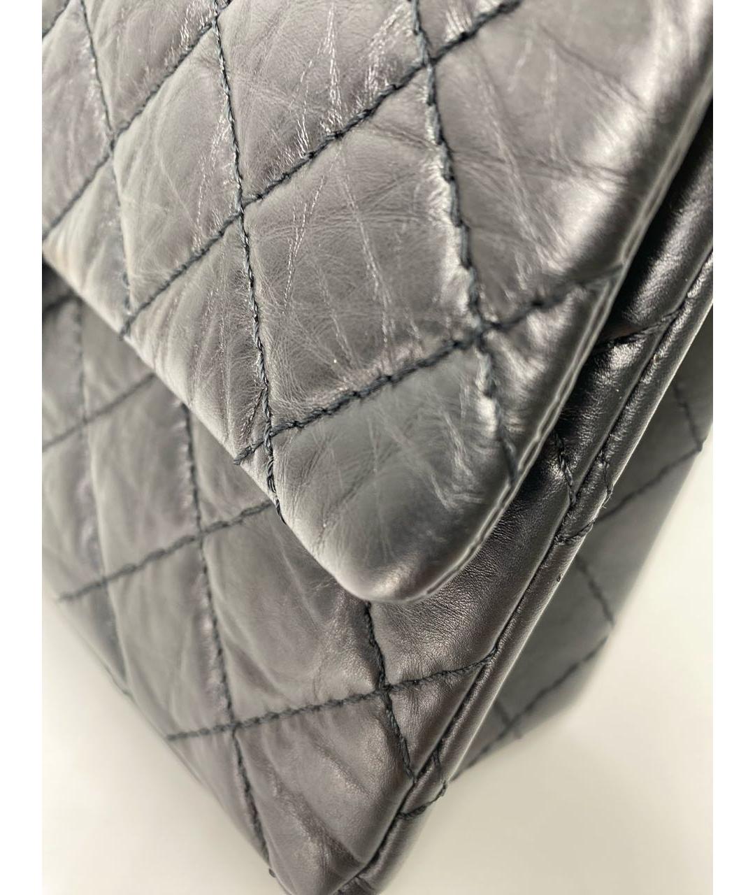 CHANEL Черная кожаная сумка через плечо, фото 7