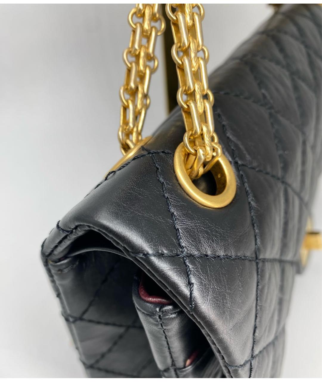 CHANEL Черная кожаная сумка через плечо, фото 8