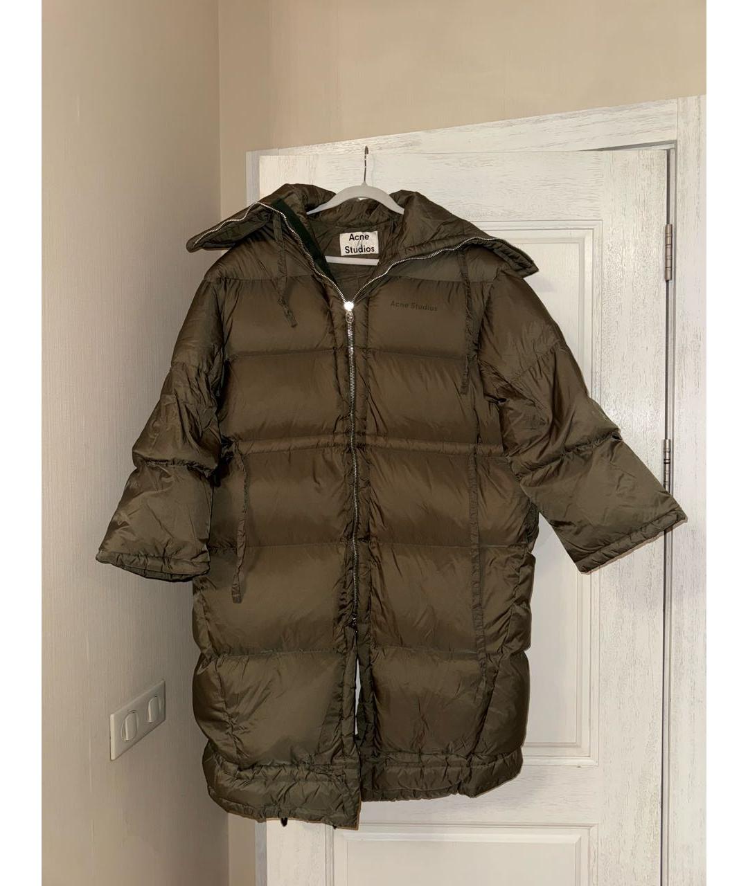 ACNE STUDIOS Хаки пуховик, фото 6