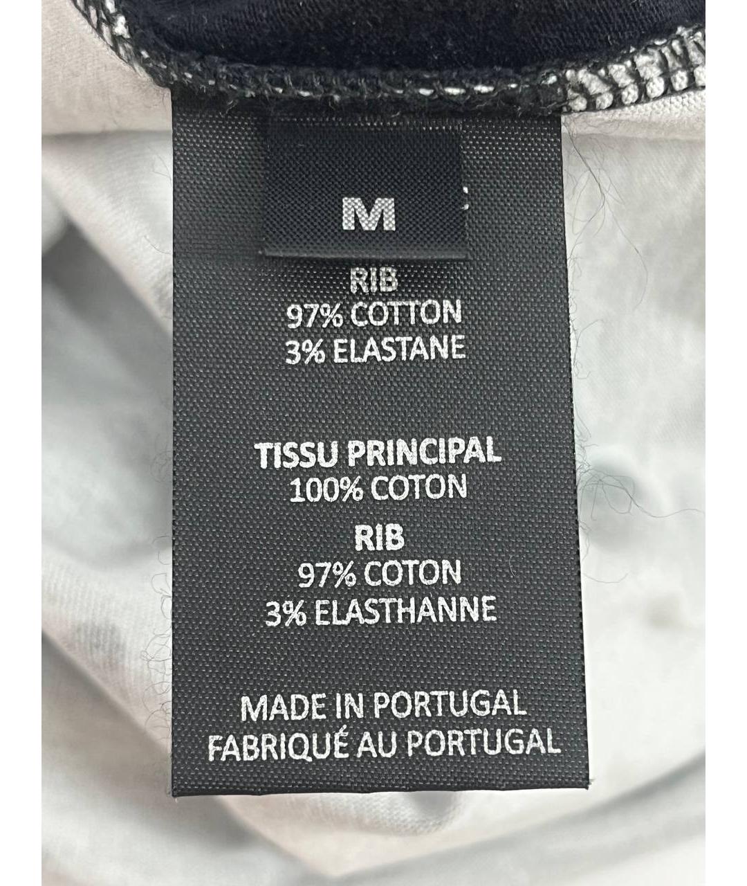 VETEMENTS Черная хлопковая футболка, фото 6