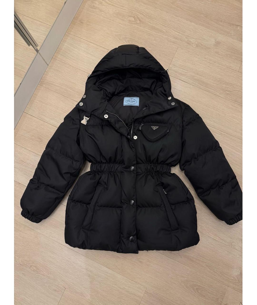 PRADA Черный пуховик, фото 9