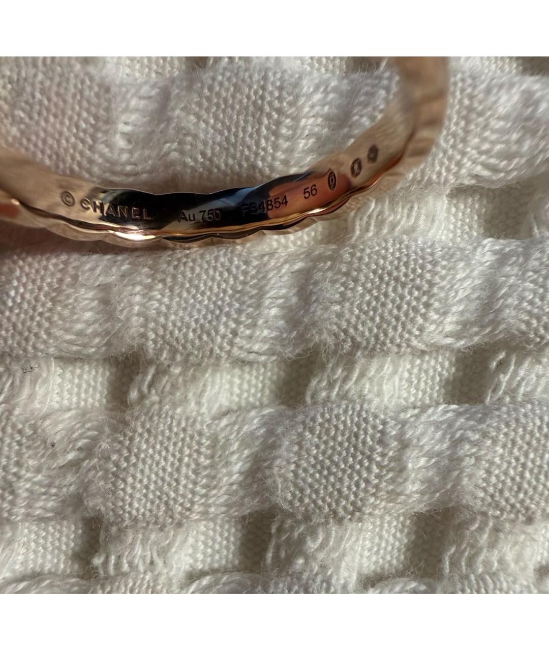 CHANEL Золотое кольцо из розового золота, фото 5