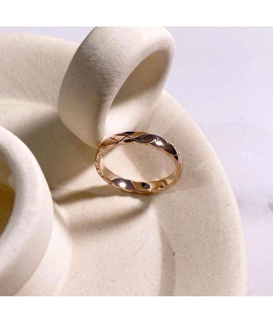 CHANEL Золотое кольцо из розового золота, фото 7
