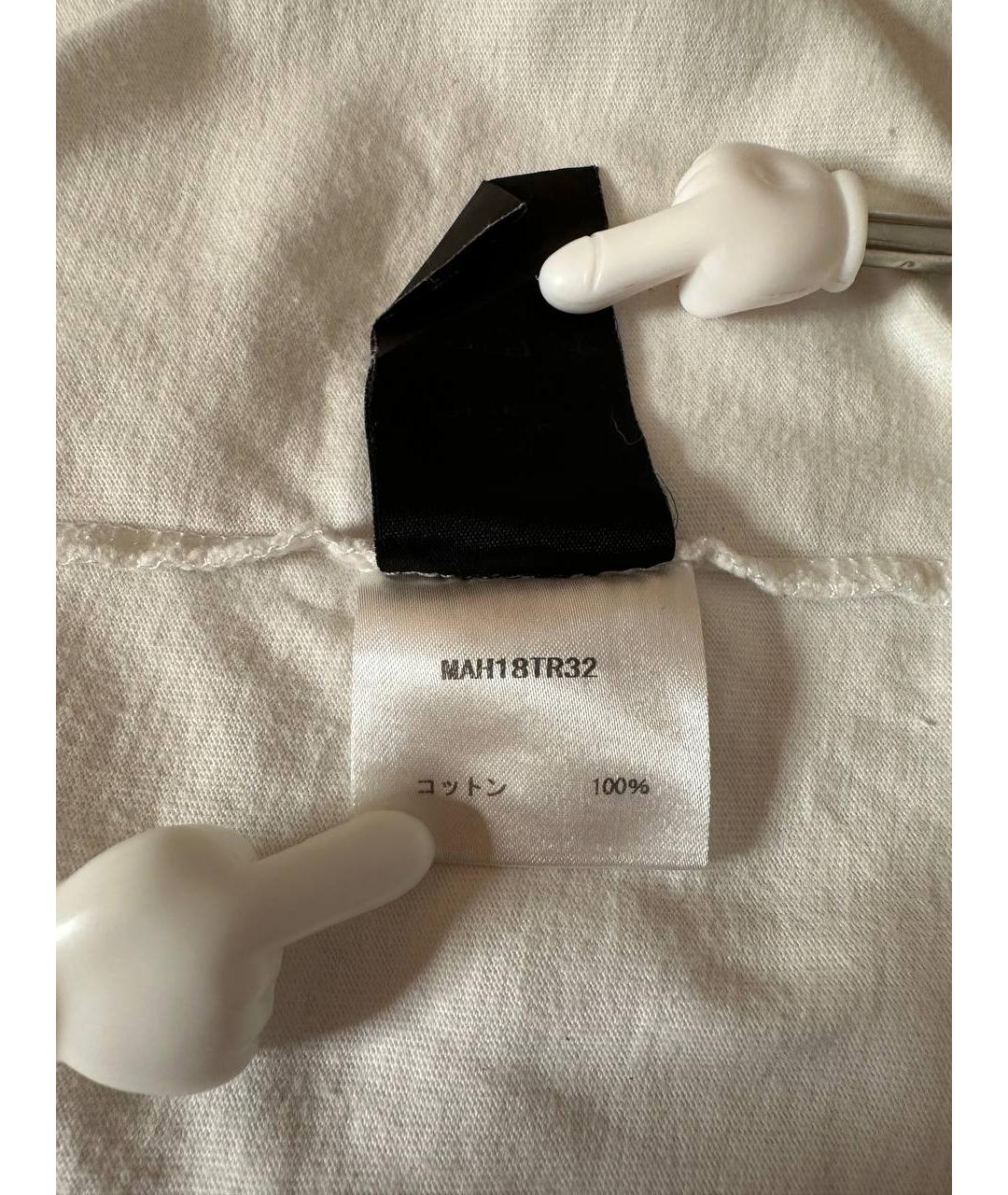 VETEMENTS Белая хлопковая футболка, фото 6