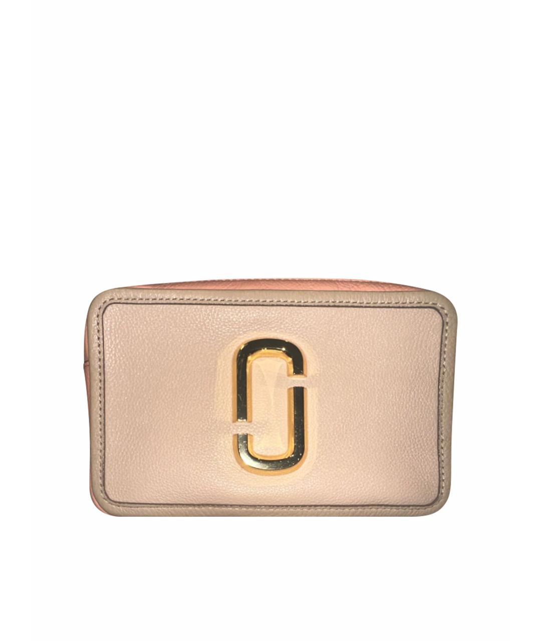 MARC JACOBS Бежевая кожаная сумка через плечо, фото 1