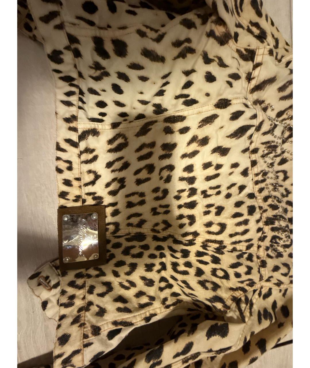 BLUMARINE Деним жакет/пиджак, фото 4