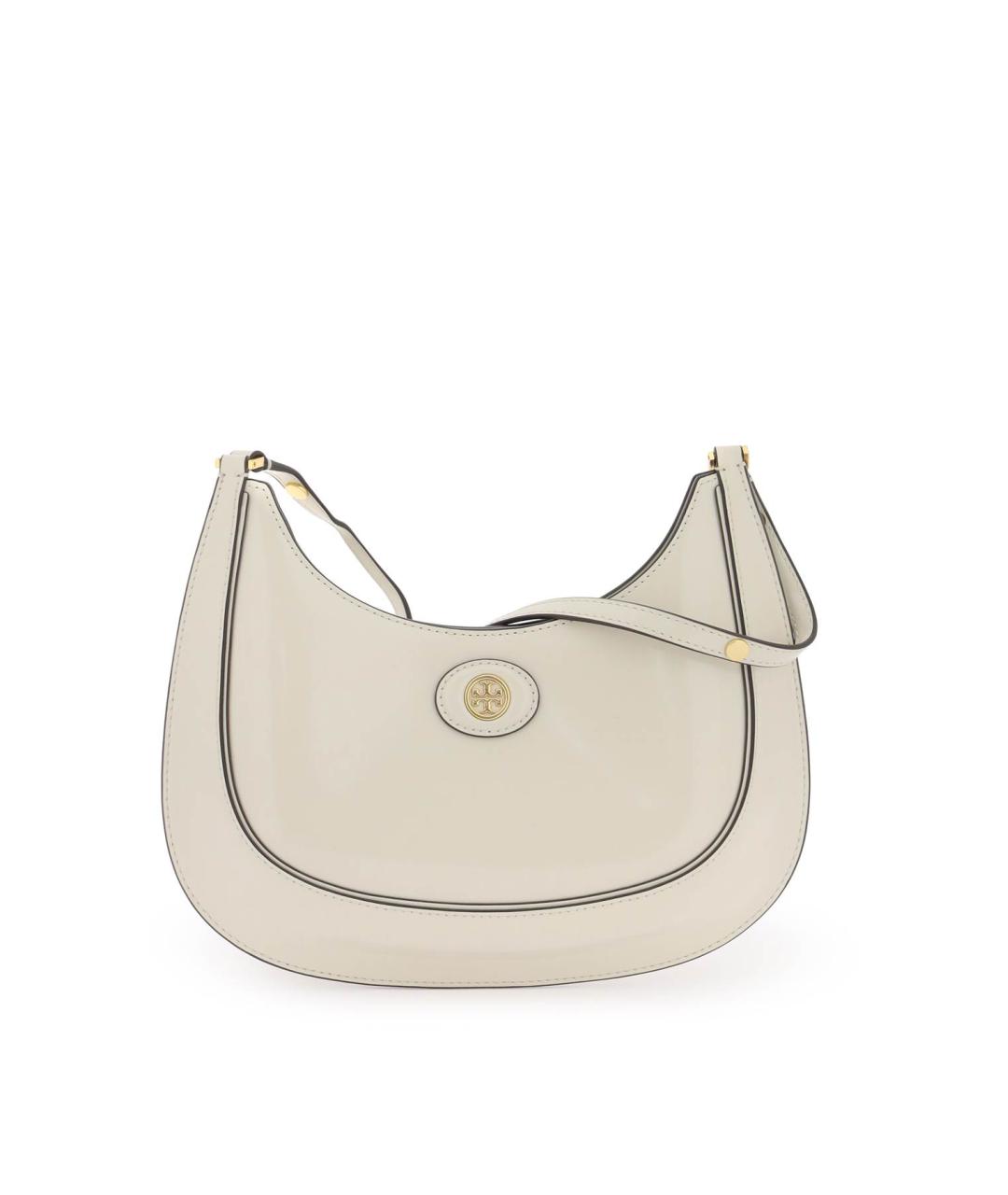 TORY BURCH Белая кожаная сумка через плечо, фото 1