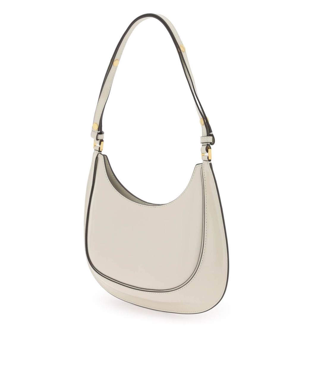 TORY BURCH Белая кожаная сумка через плечо, фото 3