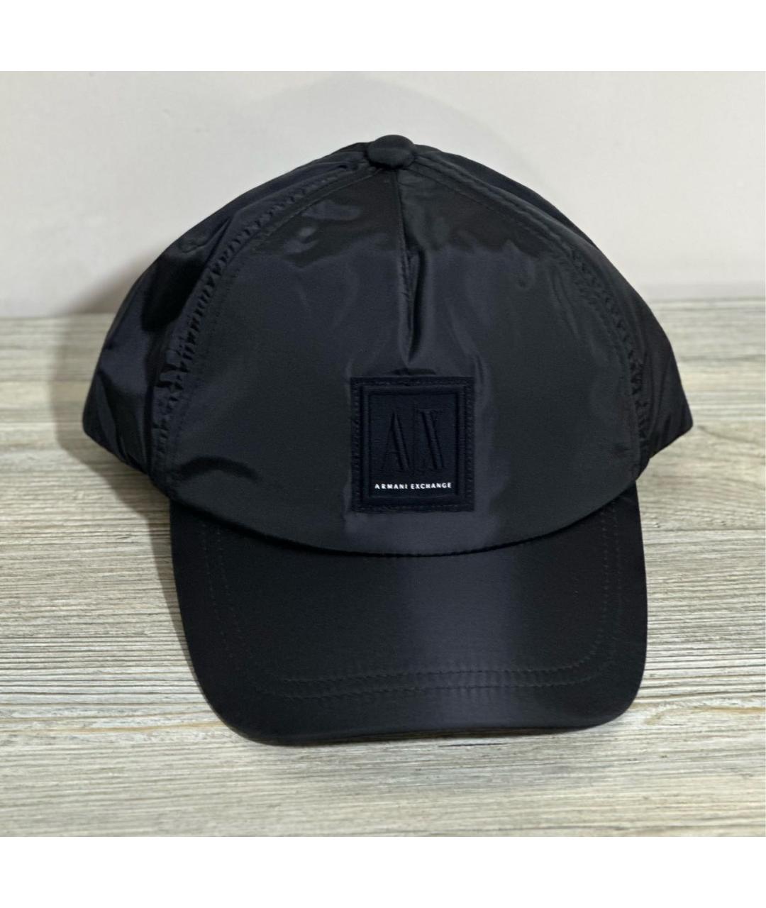 ARMANI EXCHANGE Черная синтетическая кепка/бейсболка, фото 4
