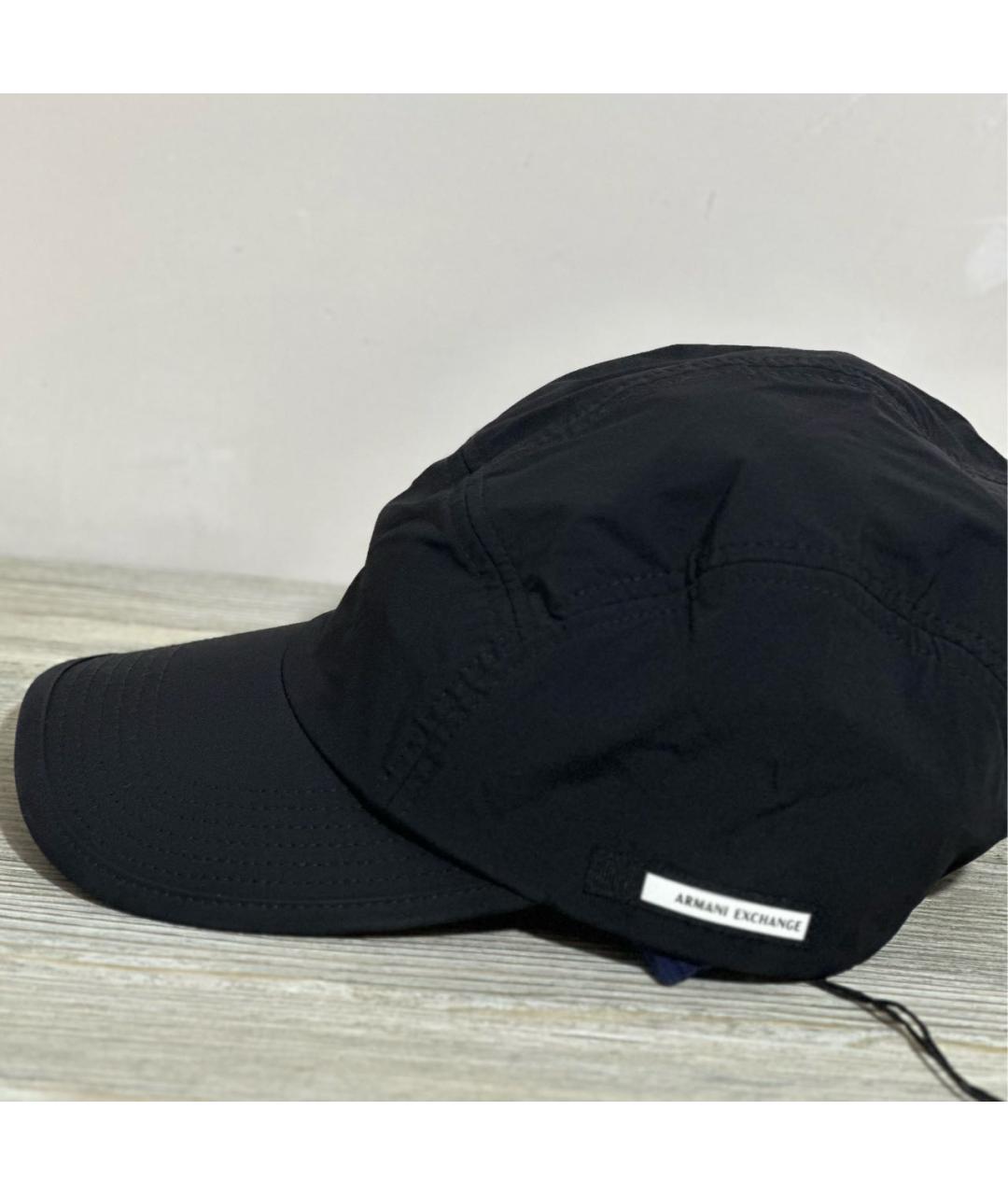 ARMANI EXCHANGE Черная синтетическая кепка/бейсболка, фото 3