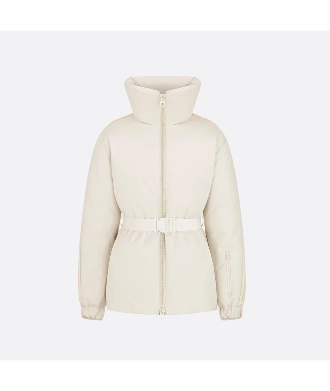 CHRISTIAN DIOR Бежевый полиэстеровый пуховик, фото 3