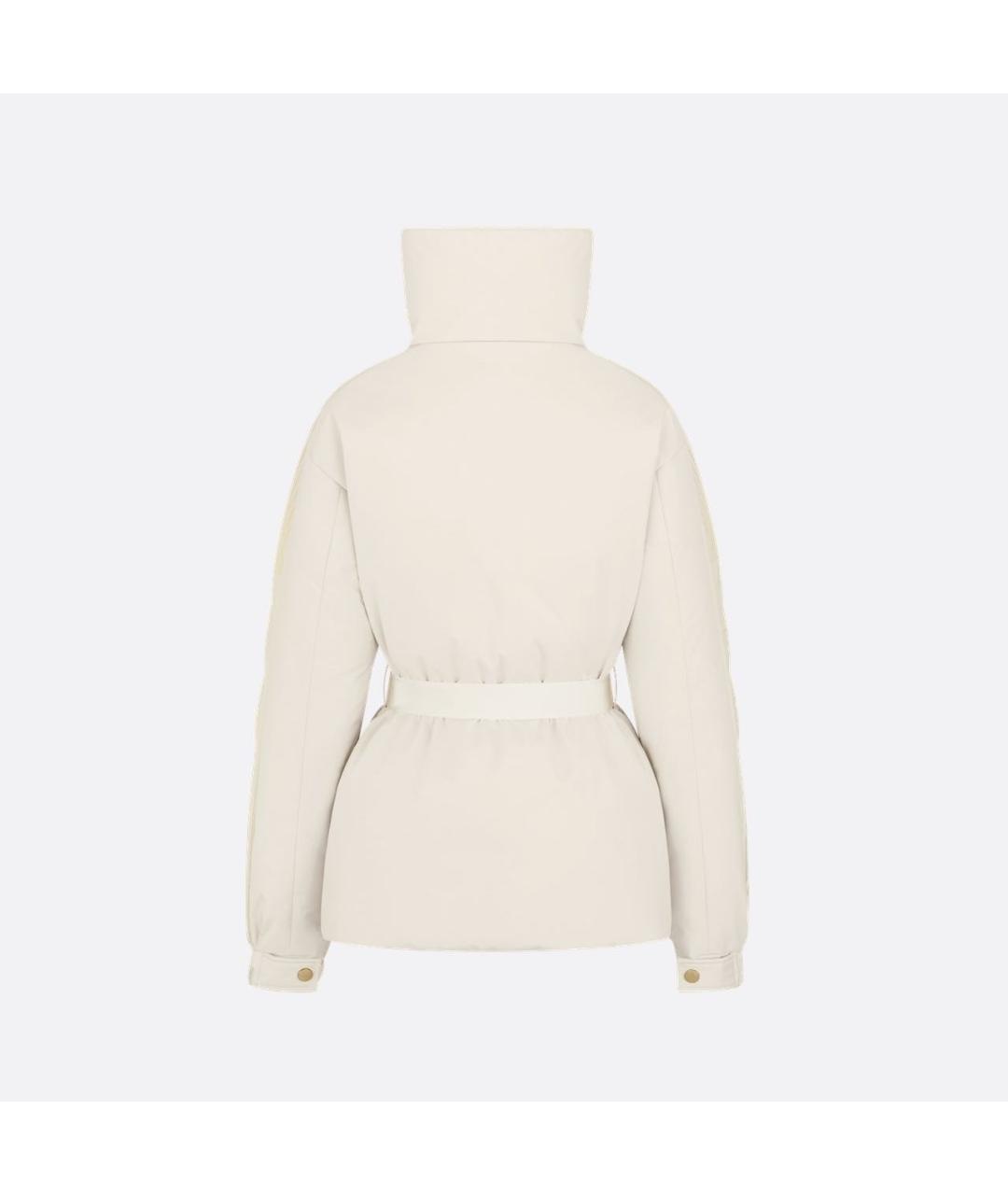 CHRISTIAN DIOR Бежевый полиэстеровый пуховик, фото 2