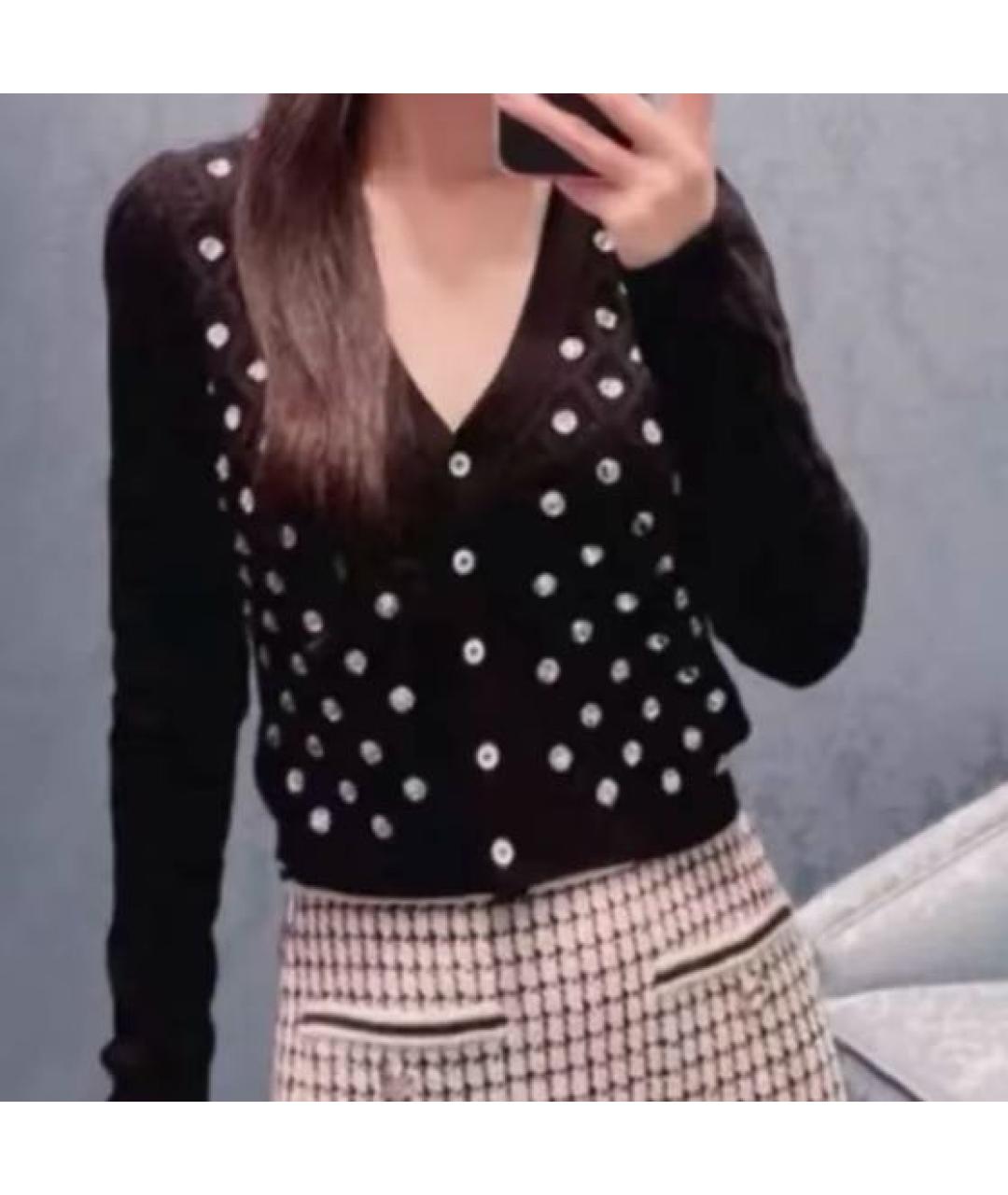 MIU MIU Черный кашемировый кардиган, фото 6