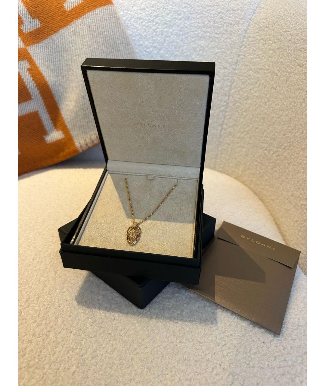 BVLGARI Золотая подвеска из розового золота, фото 5