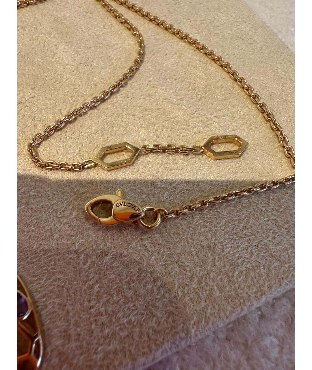 BVLGARI Золотая подвеска из розового золота, фото 6