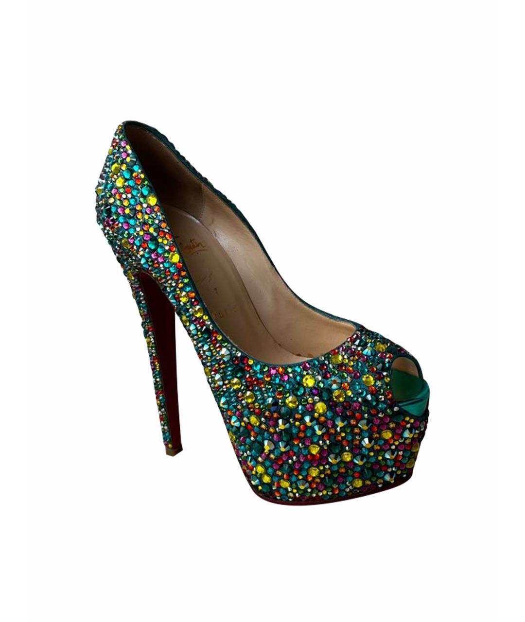 CHRISTIAN LOUBOUTIN Мульти кожаные туфли, фото 1