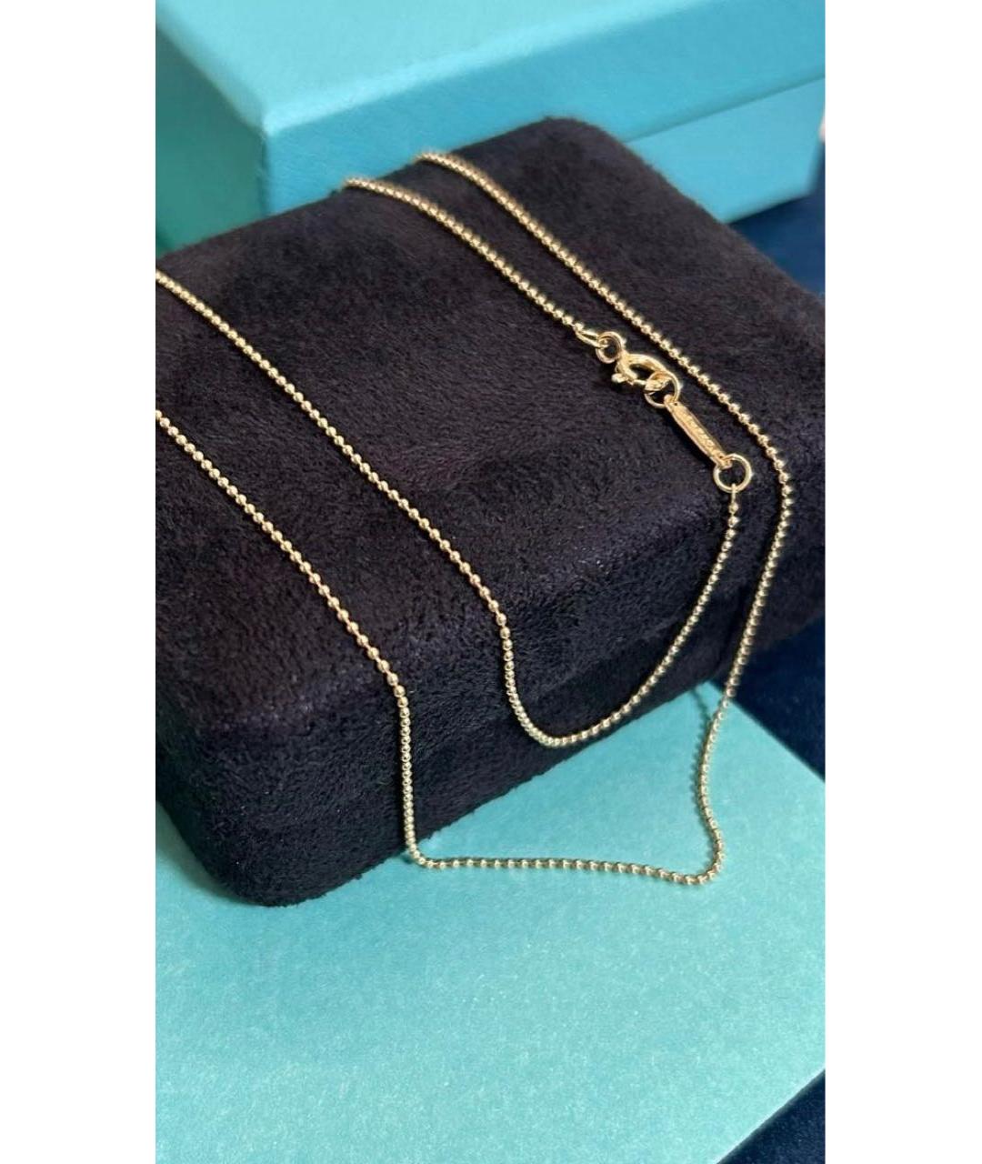 TIFFANY&CO Золотая цепочка из желтого золота, фото 3