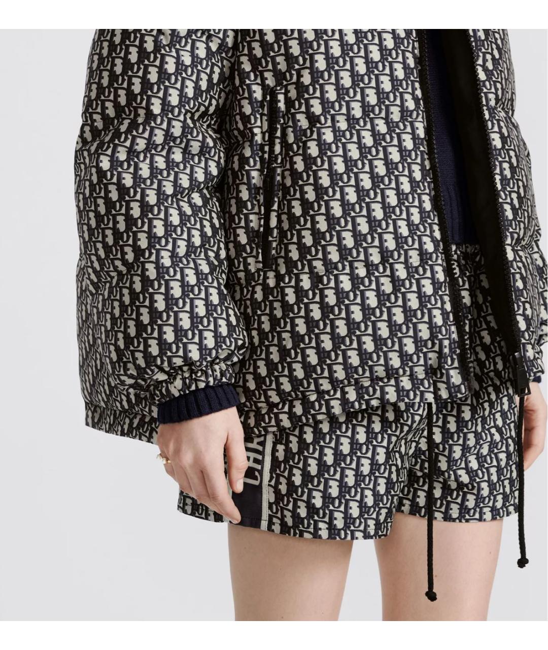 CHRISTIAN DIOR Серый полиэстеровый пуховик, фото 2