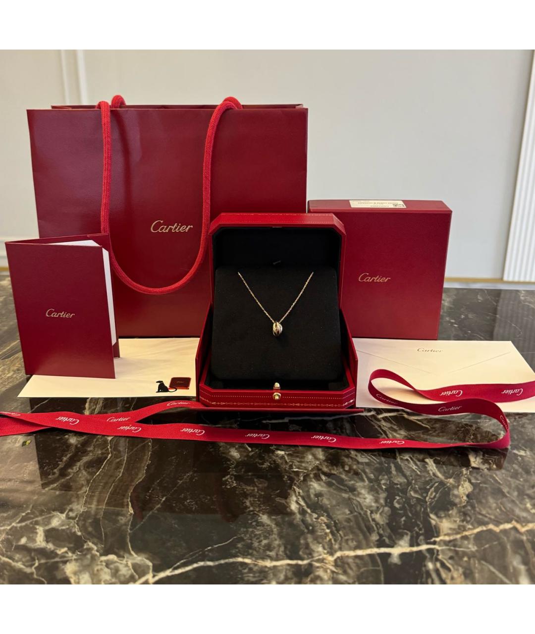 CARTIER Золотое колье из розового золота, фото 3